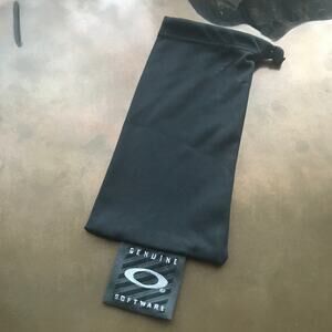 OAKLEY Plutonite Sunglasses Case NEW! Drawstring Pouch Bag Logo Signature os